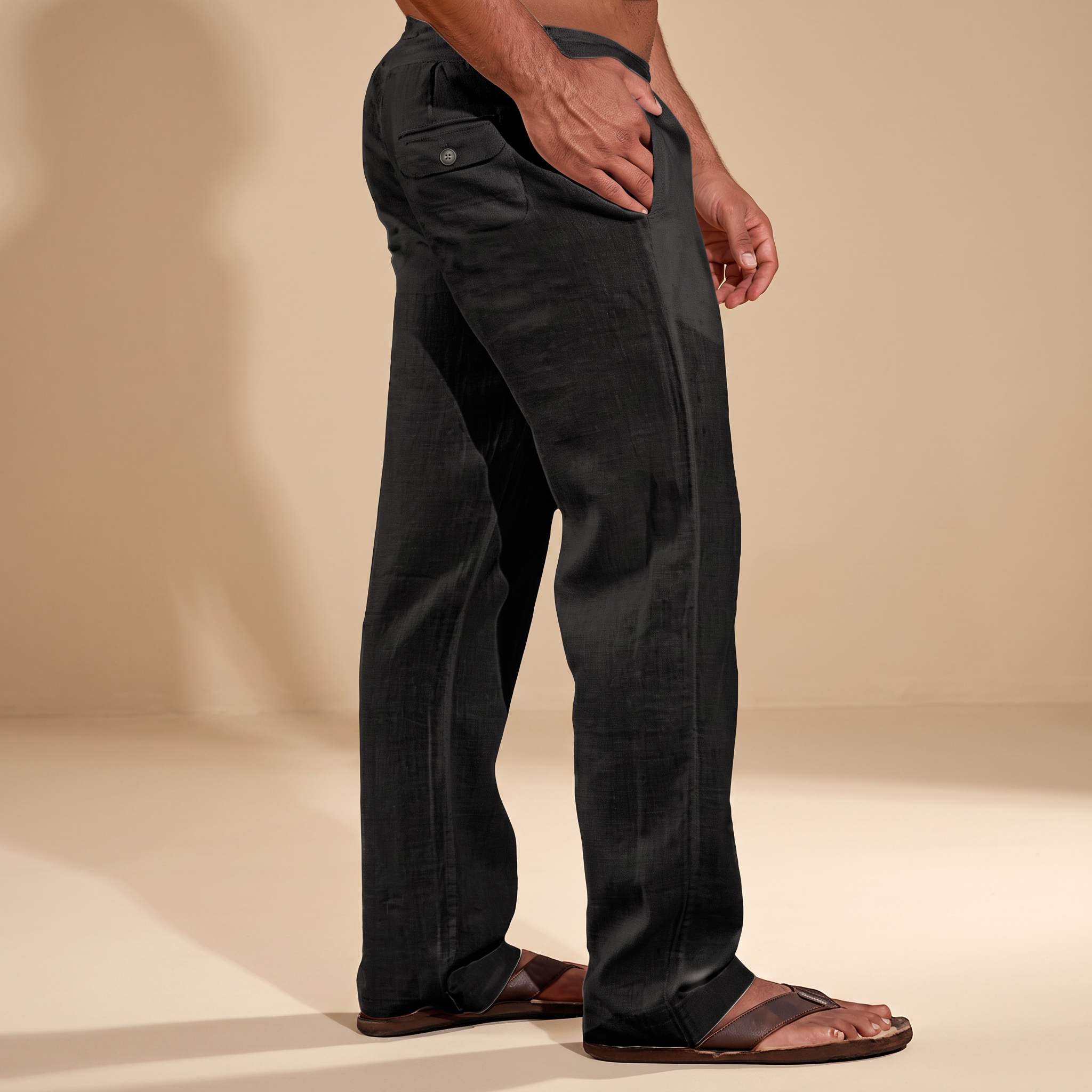 Elias - Pantalon Droit Relax