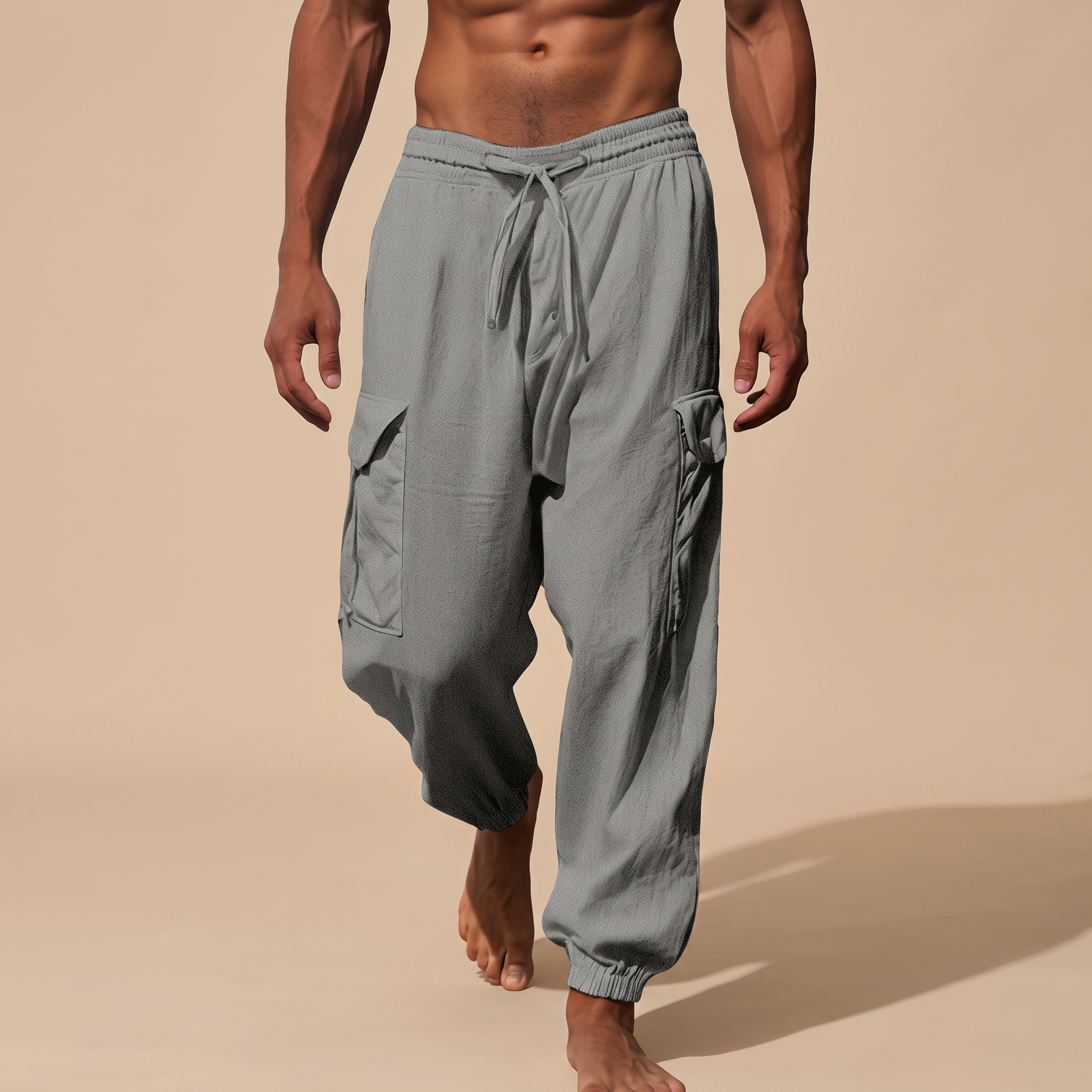 Rodgers - Pantalon large et agréable avec poches