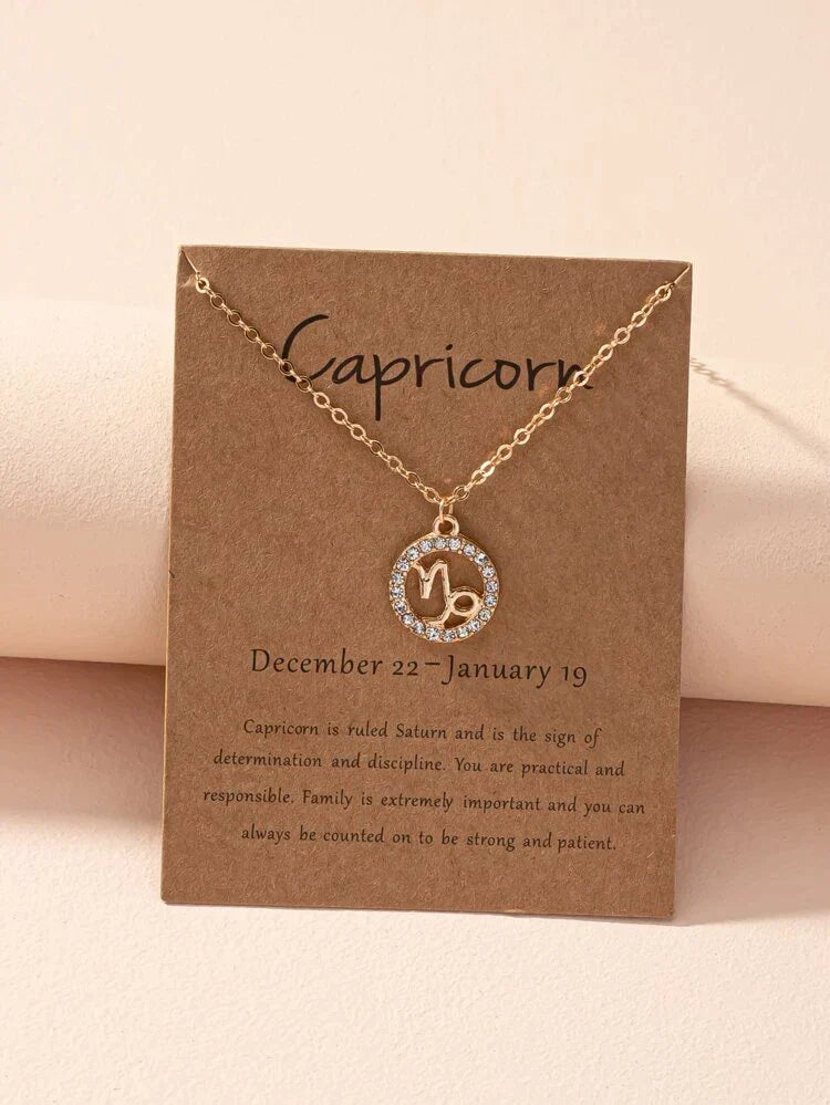 Collier de signe zodiacal - Collier de signe zodiacal Astrology Girl