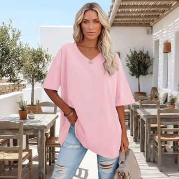 Alissa - T-shirt Large Décontracté