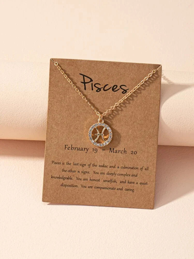 Collier de signe zodiacal - Collier de signe zodiacal Astrology Girl