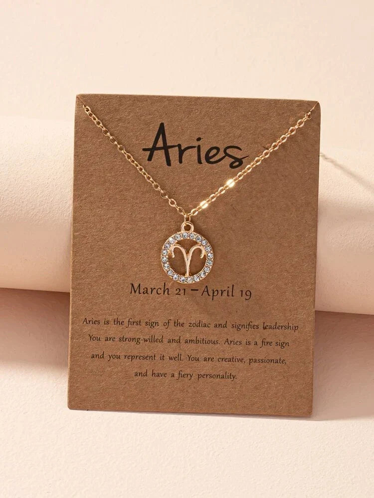 Collier de signe zodiacal - Collier de signe zodiacal Astrology Girl