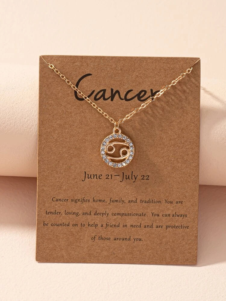 Collier de signe zodiacal - Collier de signe zodiacal Astrology Girl