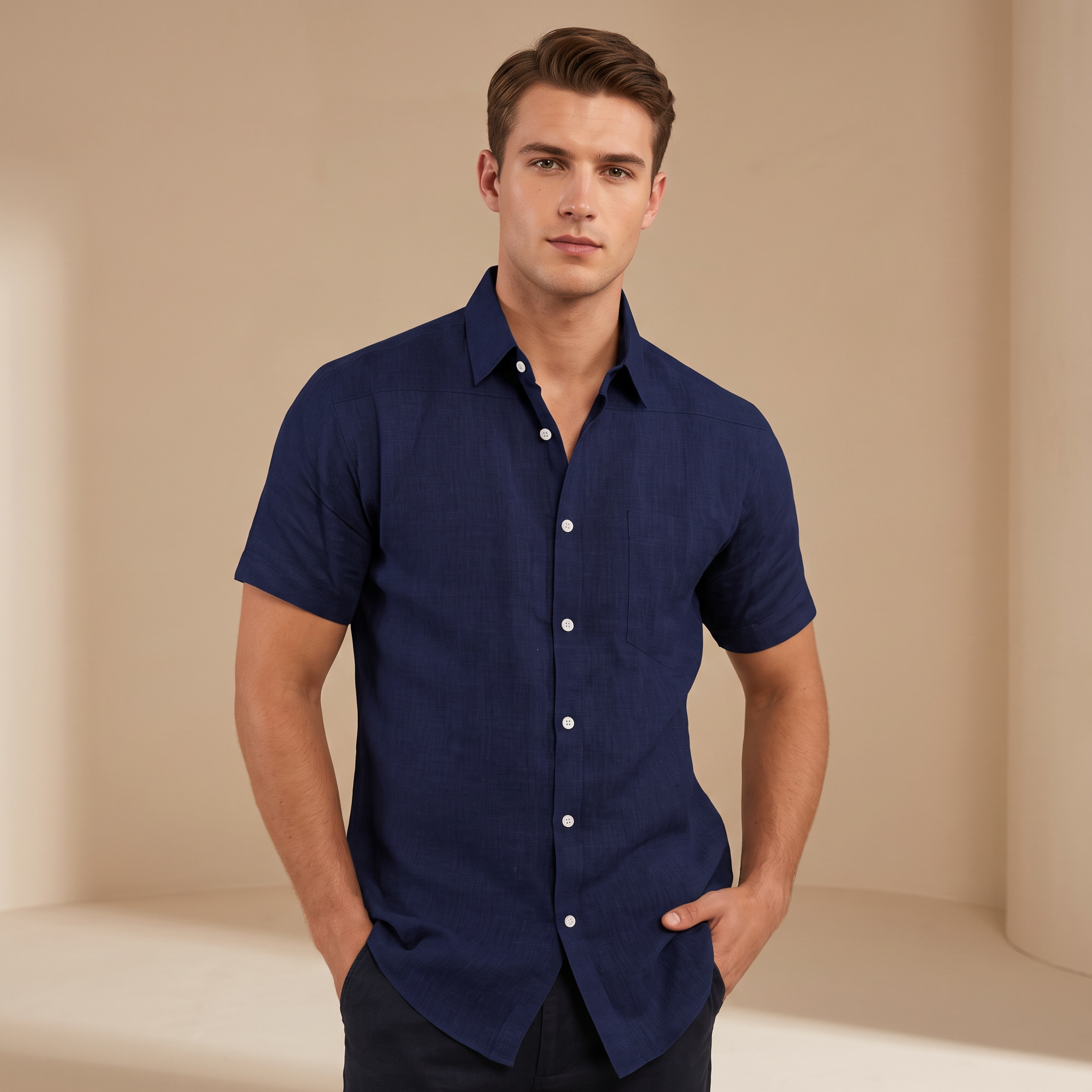 Cassius - Chemise élégante à manches courtes