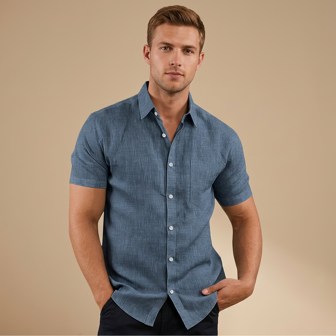 Cassius - Chemise élégante à manches courtes