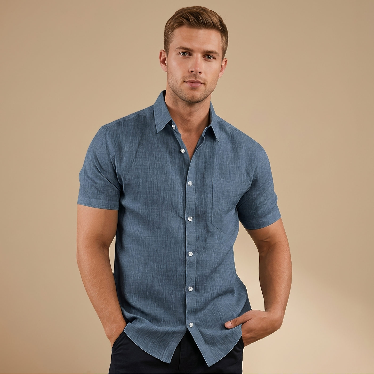 Cassius - Chemise élégante à manches courtes