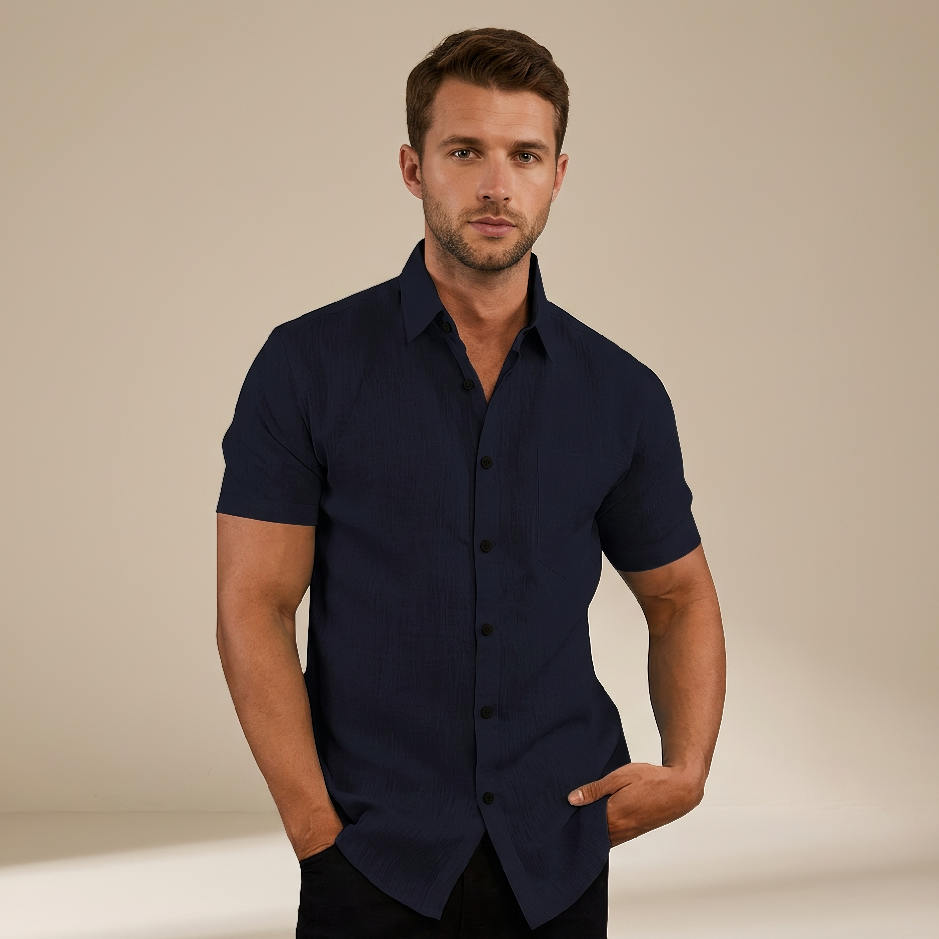 Cassius - Chemise élégante à manches courtes