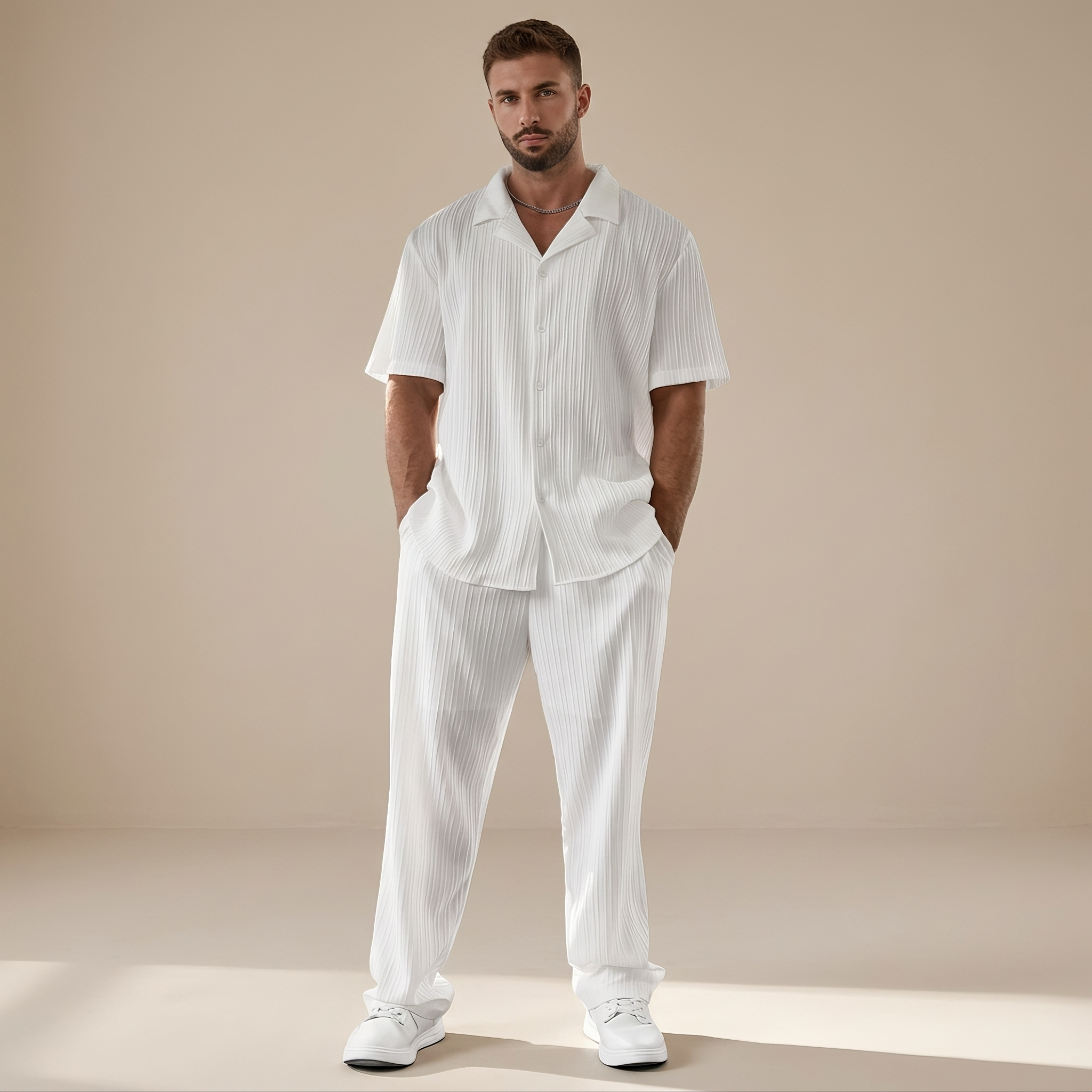 Scott - Tenue Rayée Décontractée