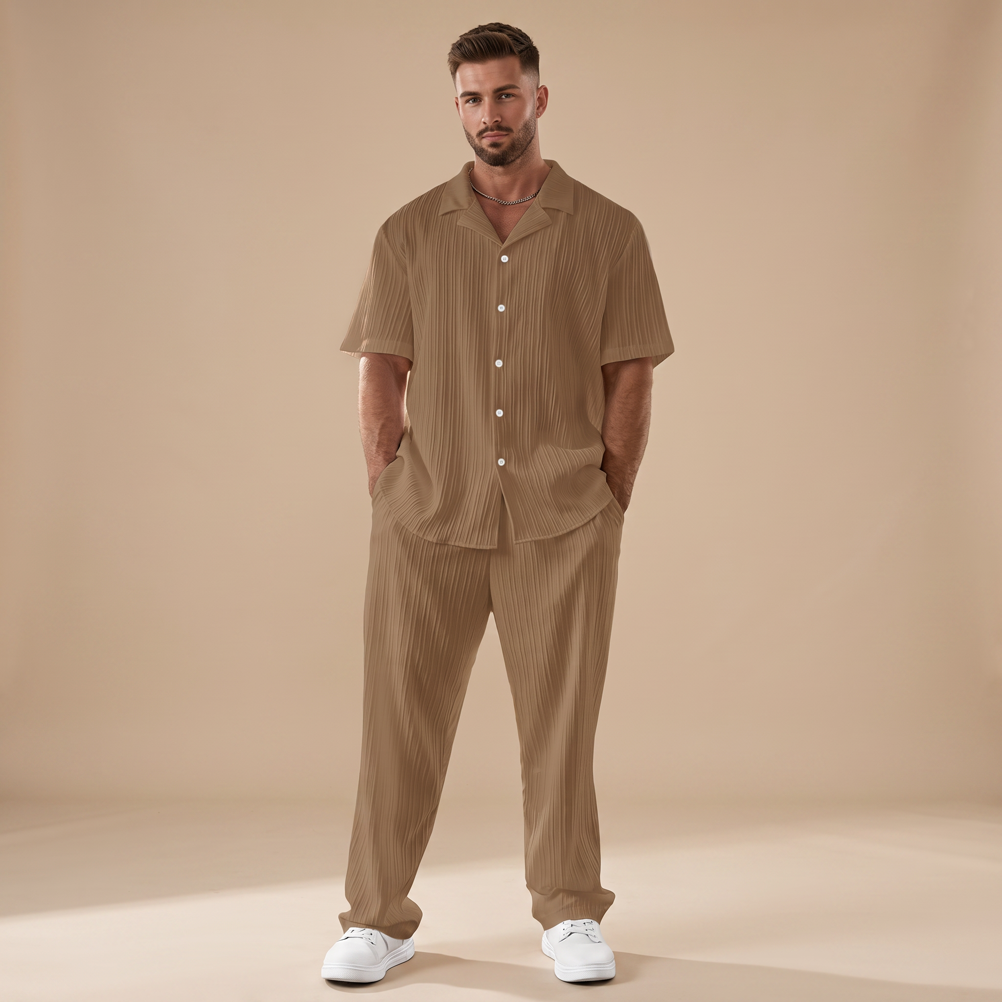 Scott - Tenue Rayée Décontractée