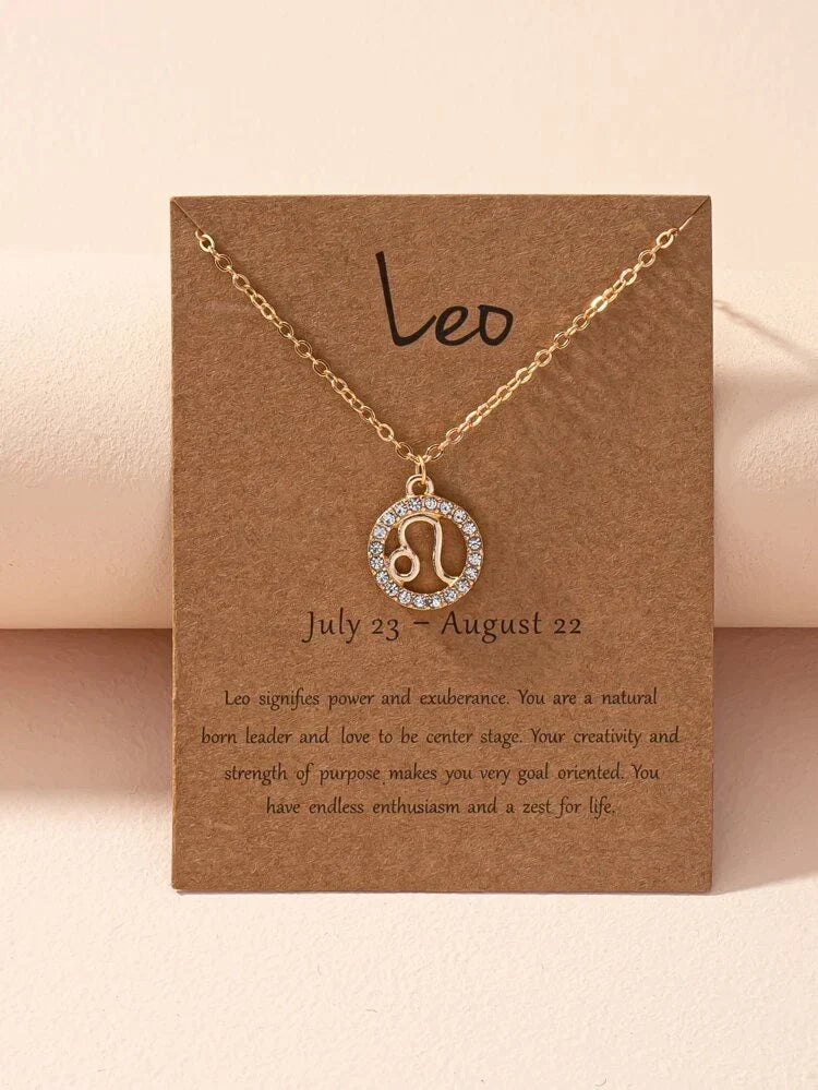 Collier de signe zodiacal - Collier de signe zodiacal Astrology Girl