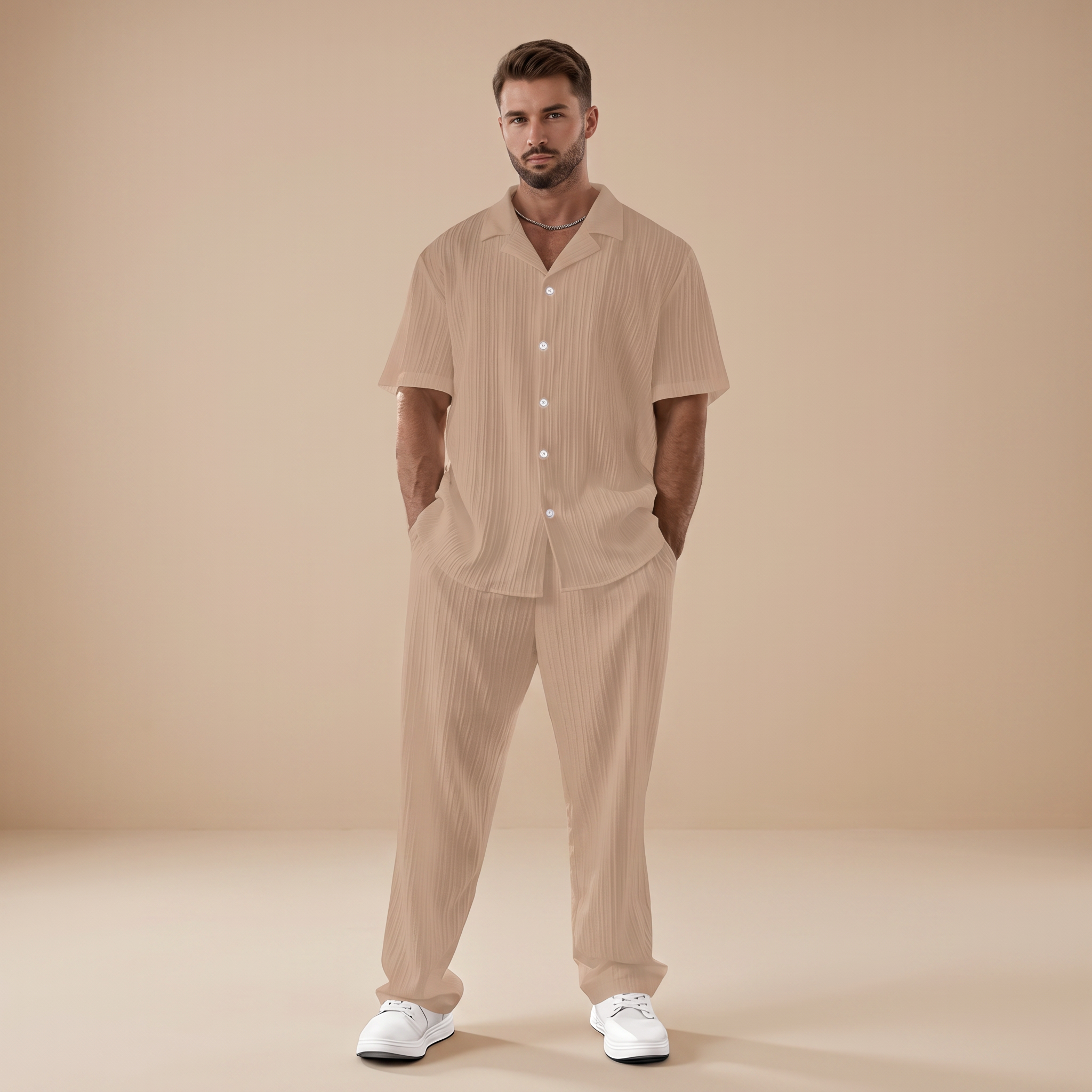 Scott - Tenue Rayée Décontractée