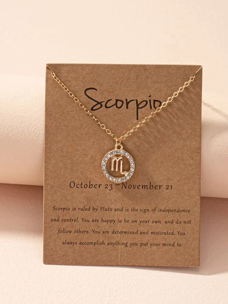 Collier de signe zodiacal - Collier de signe zodiacal Astrology Girl