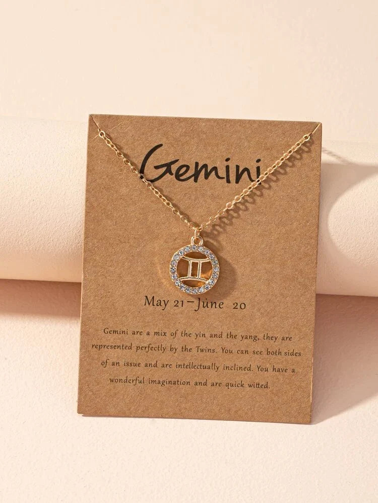 Collier de signe zodiacal - Collier de signe zodiacal Astrology Girl