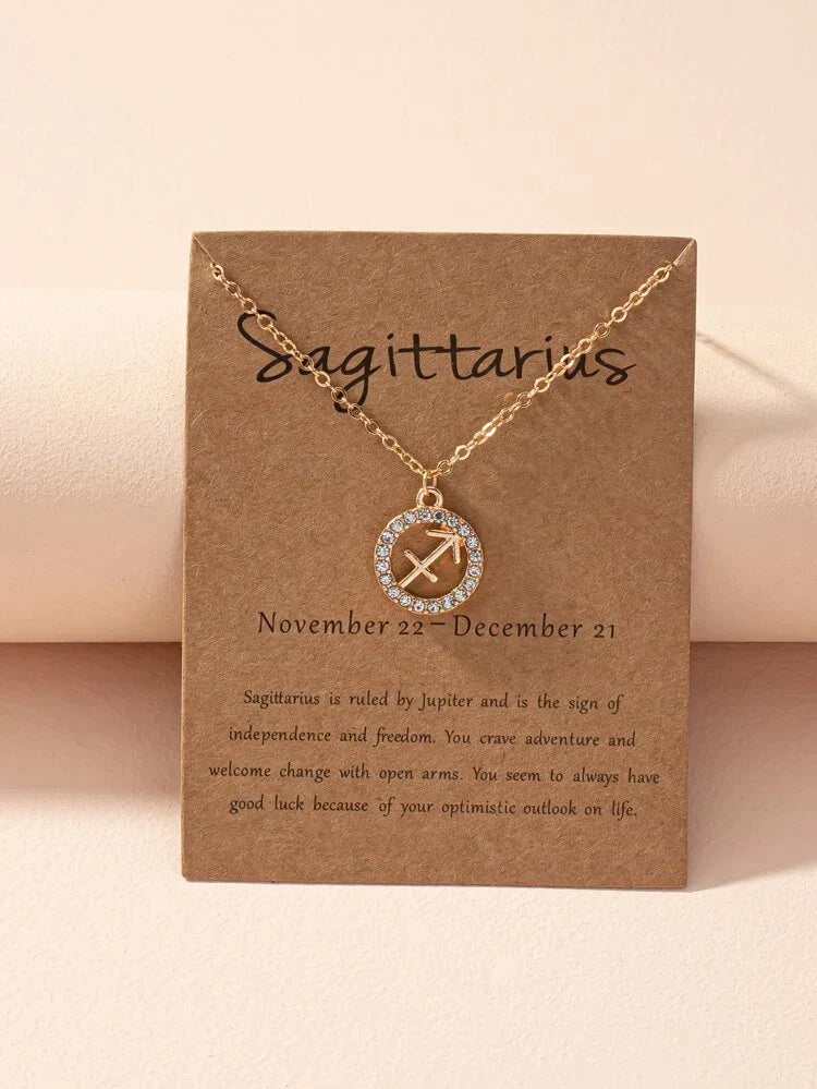 Collier de signe zodiacal - Collier de signe zodiacal Astrology Girl