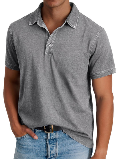 Darrell - Polo moderne, coupe ample pour hommes