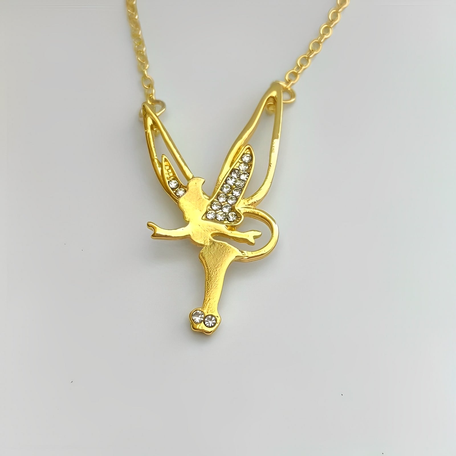 Charlie – Pendentif de fée magique en argent sterling et or