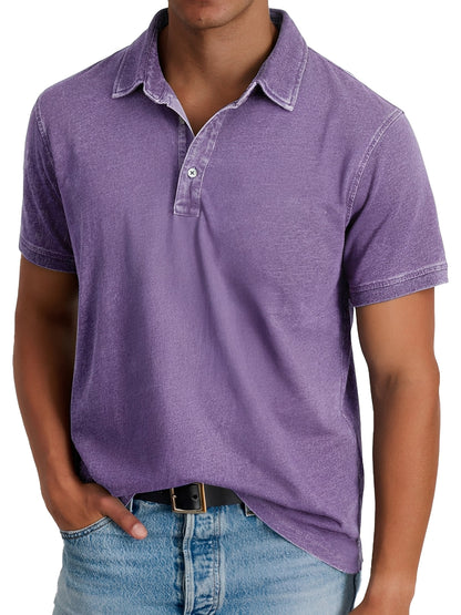 Darrell - Polo moderne, coupe ample pour hommes