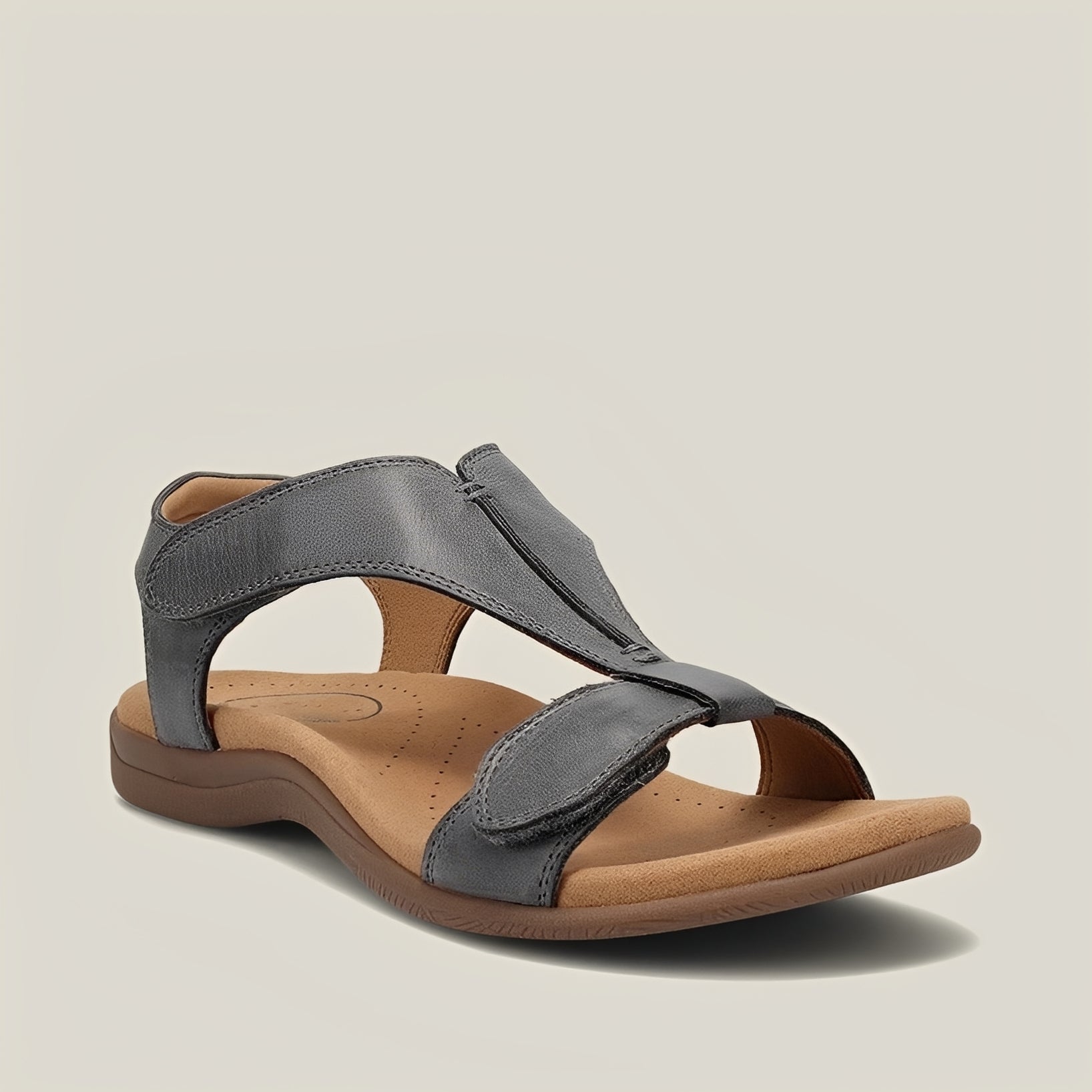 Sharon - Sandales à plateforme avec sangle Velcro