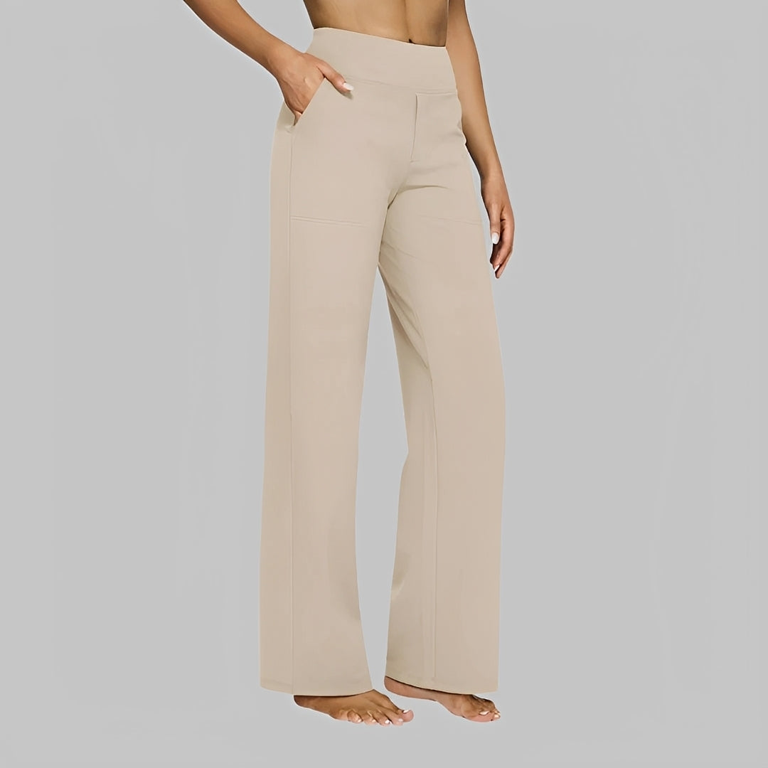 Roxanne - Pantalon Stretch Taille Haute