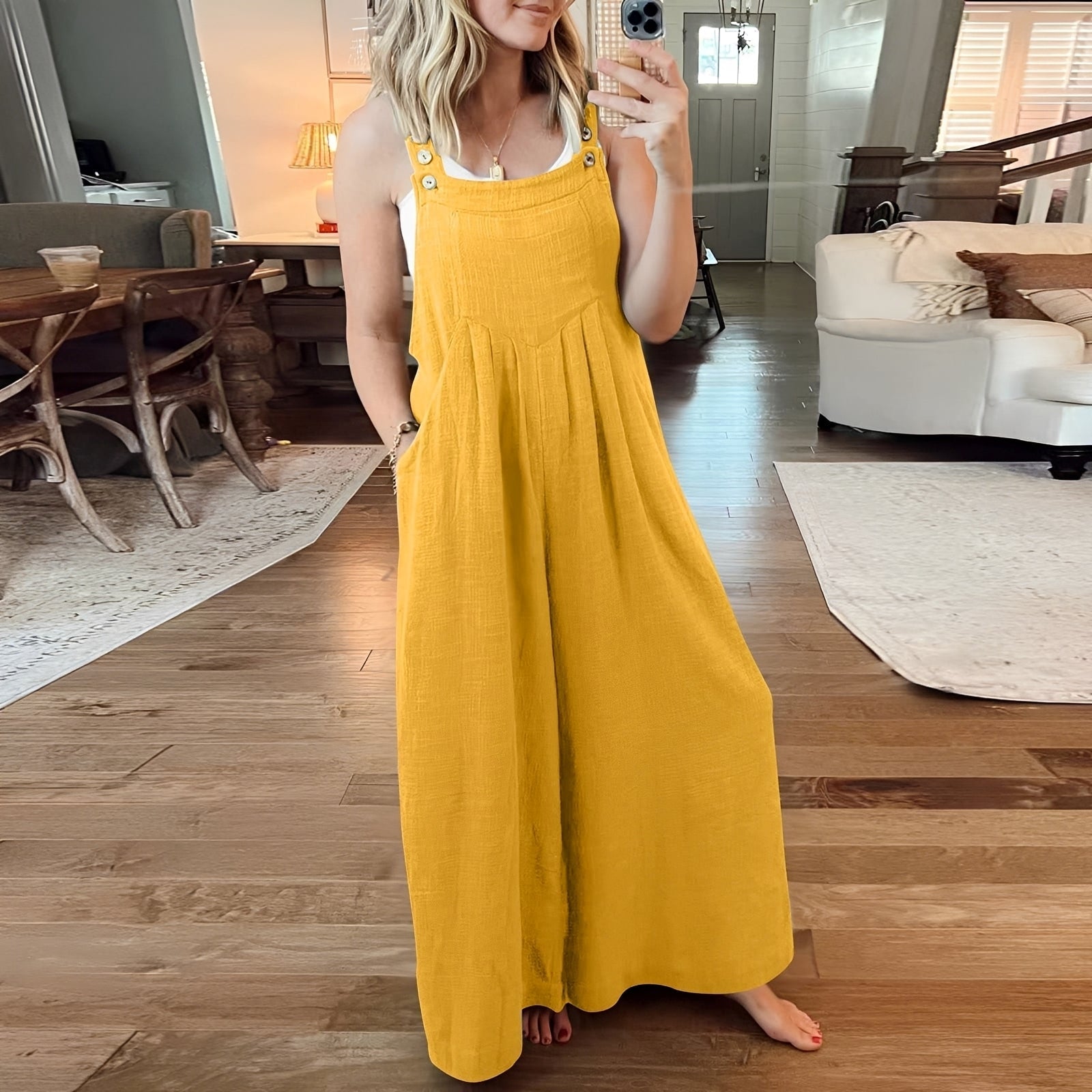 Chloe - Combinaison élégante à jambes larges pour femmes