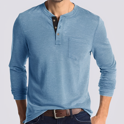 Dashiell - Chemise homme décontractée à manches longues