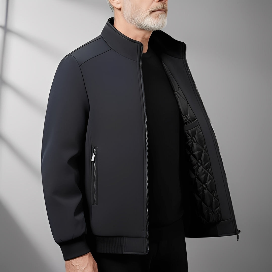 Aaron - Quilted softshell jacket elegant for men