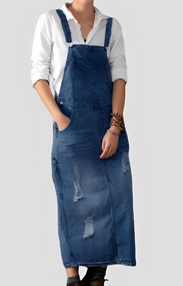 Katya - Combinaison en jean élégante pour femmes