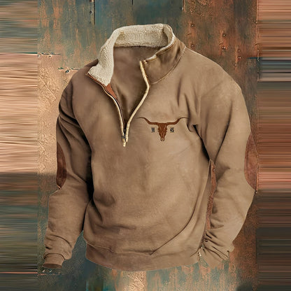 Kenton - Pull chic avec zip pour hommes