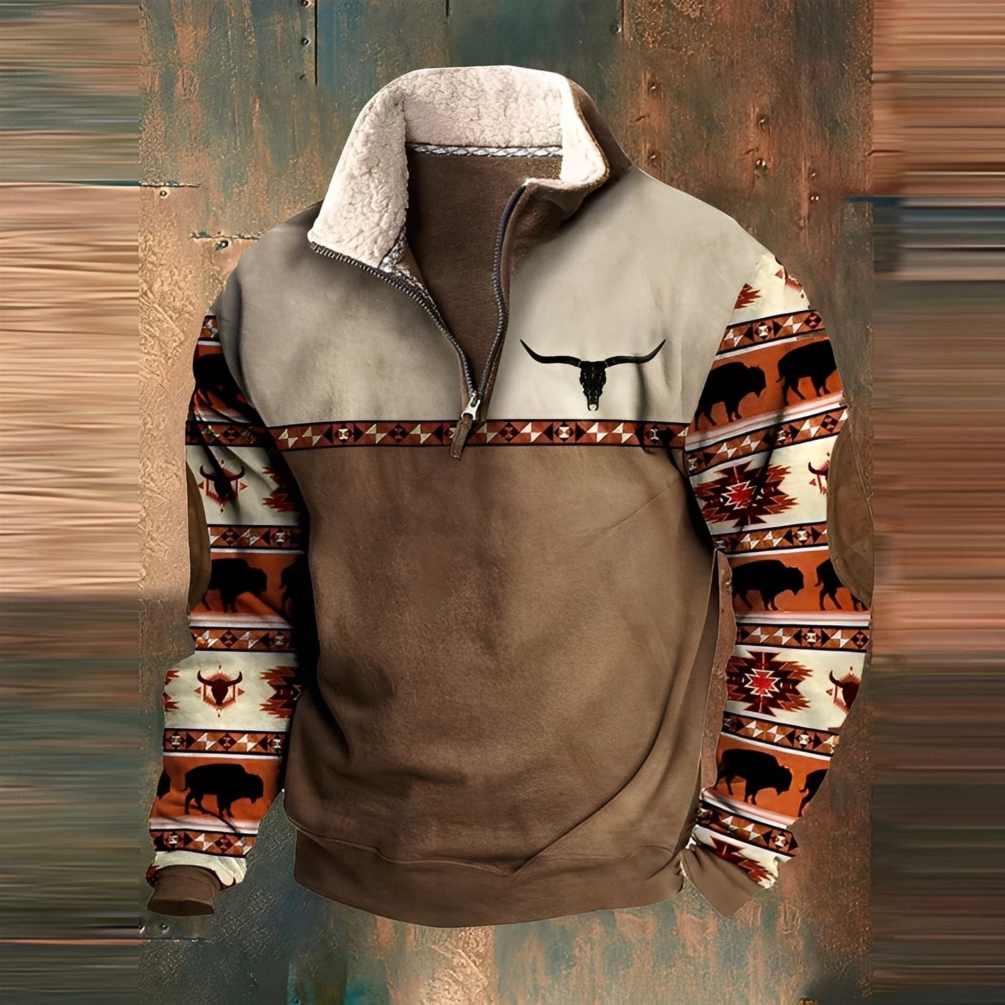 Kenton - Pull chic avec zip pour hommes