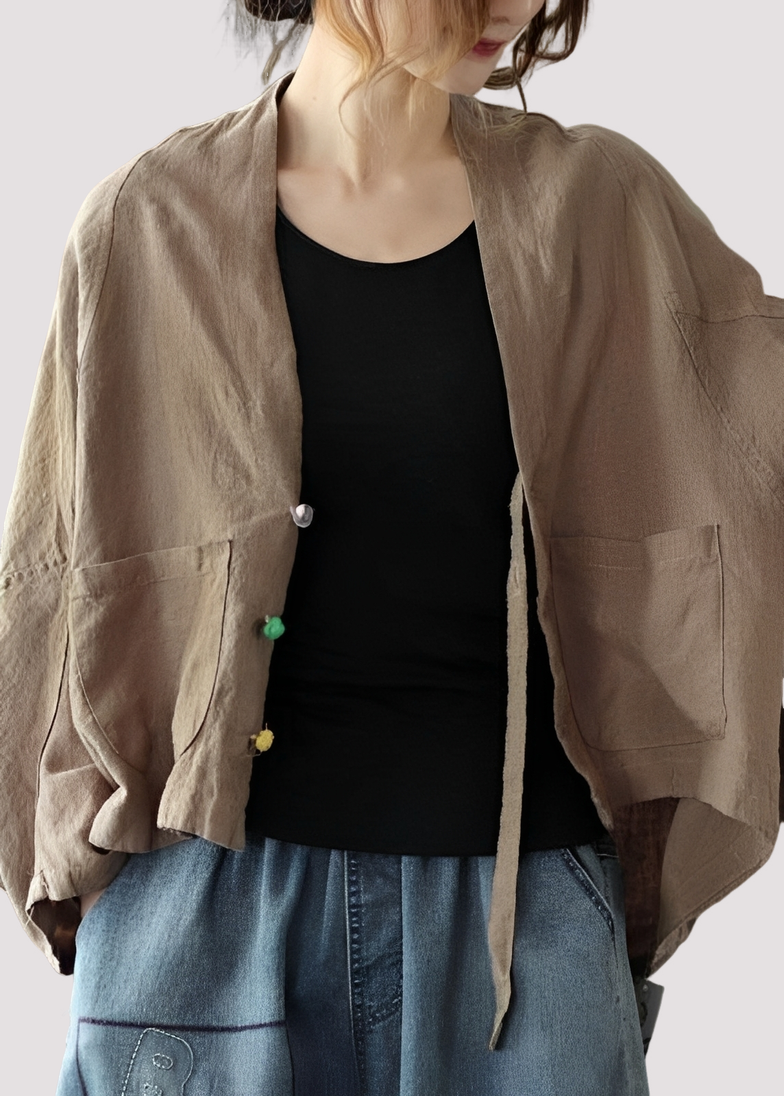 Tilly - Cardigan ample décontracté avec poches pour femmes