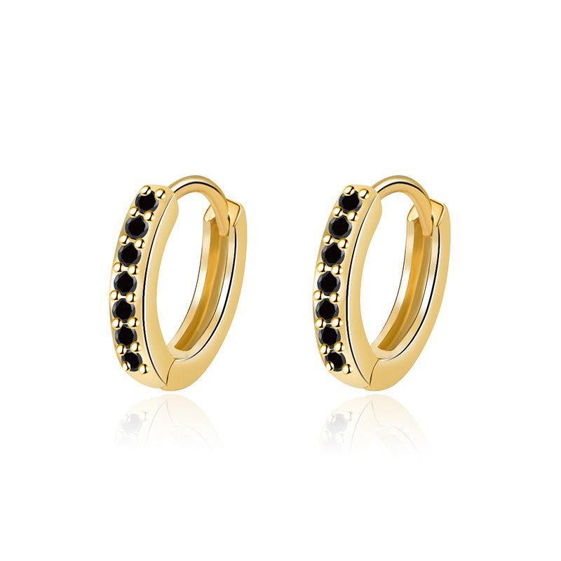 Selena – Boucles d'oreilles pendantes d'inspiration marine dorée