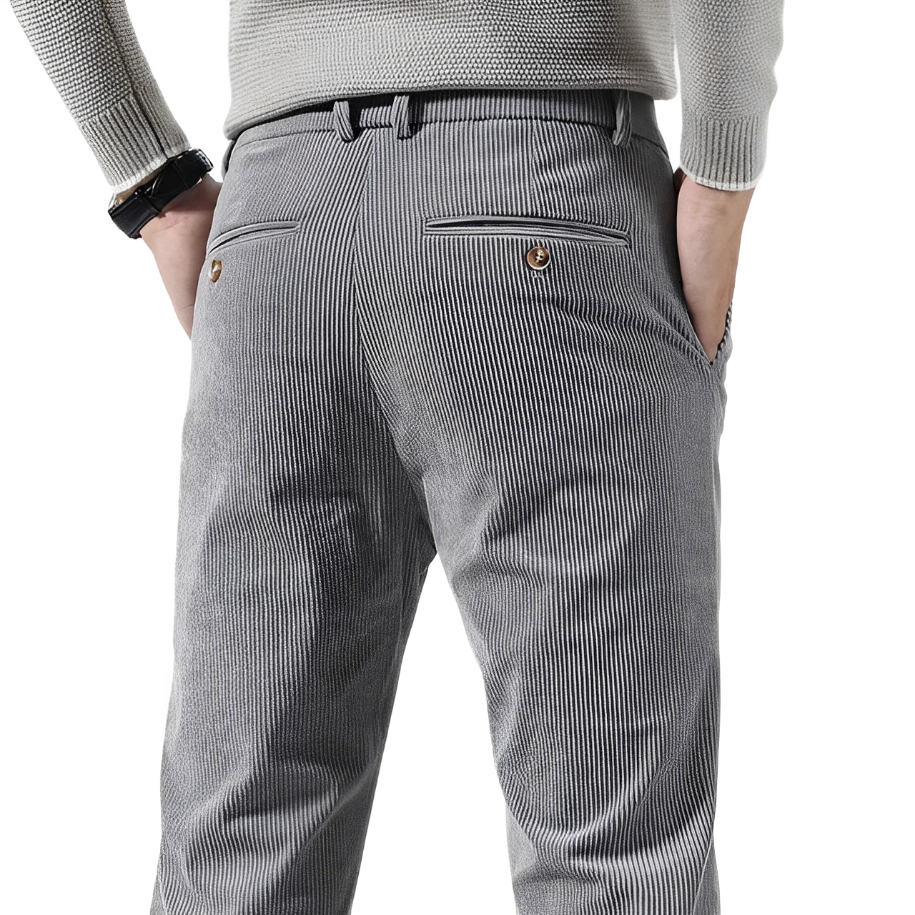 Robin - Lightweight and casual men's corduroy trousers