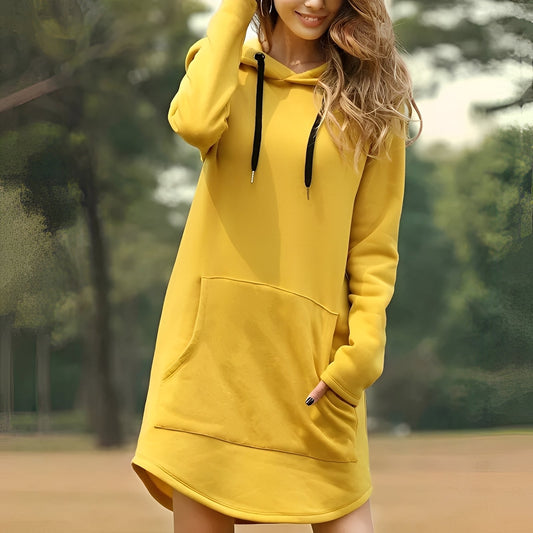 Lorraine - Robe à capuche longue pour femmes