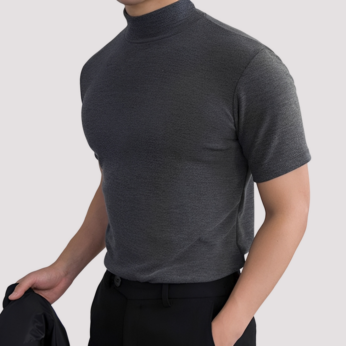 Alfie - T-shirt décontracté à coupe ajustée pour hommes