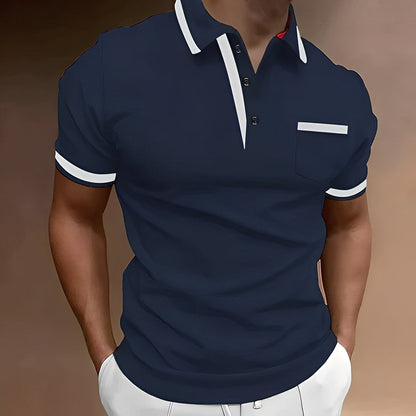 Callahan - Polo chic avec poche pour hommes