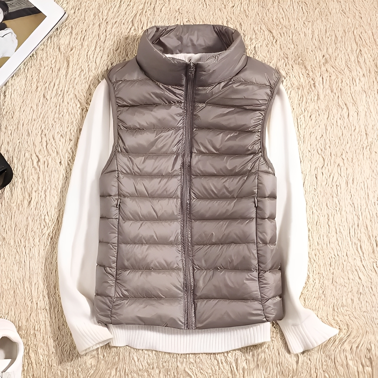 Sophie - Gilet léger et chaud