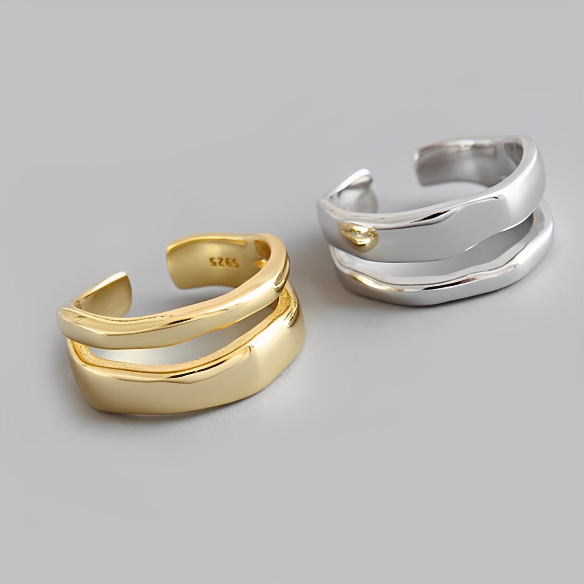 Ashley – Élégante bague double