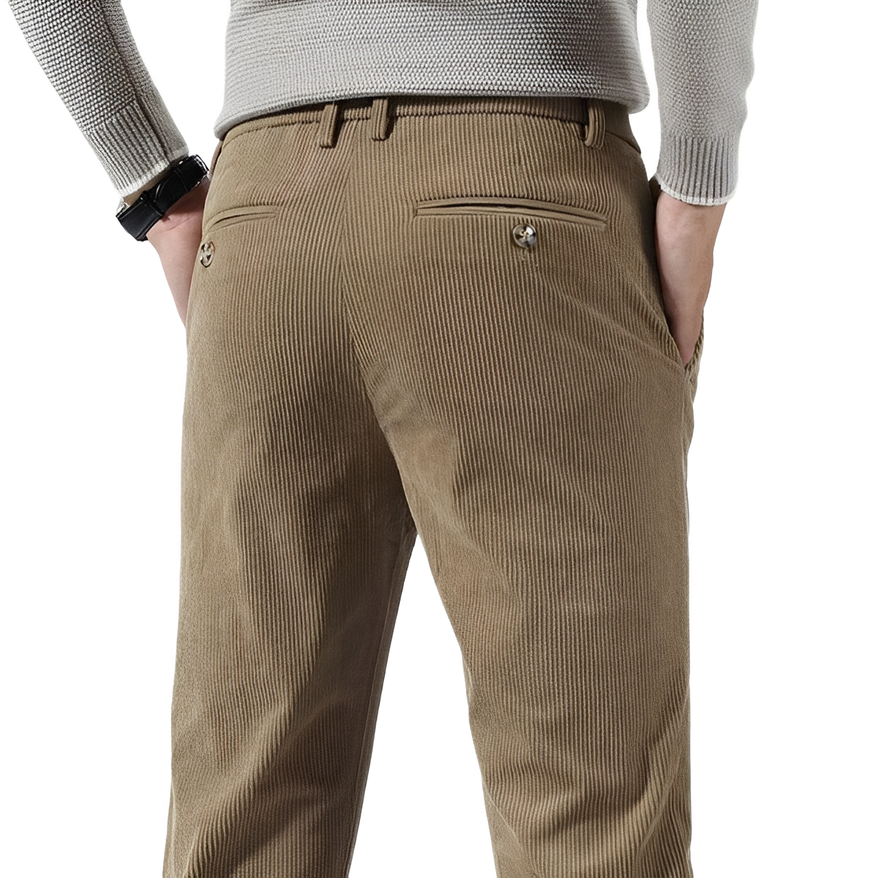 Robin - Lightweight and casual men's corduroy trousers