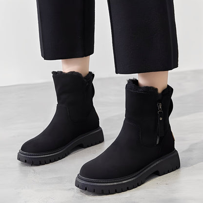 Raschelle - Bottes raffinées, légères, avec intérieur polaire pour dames