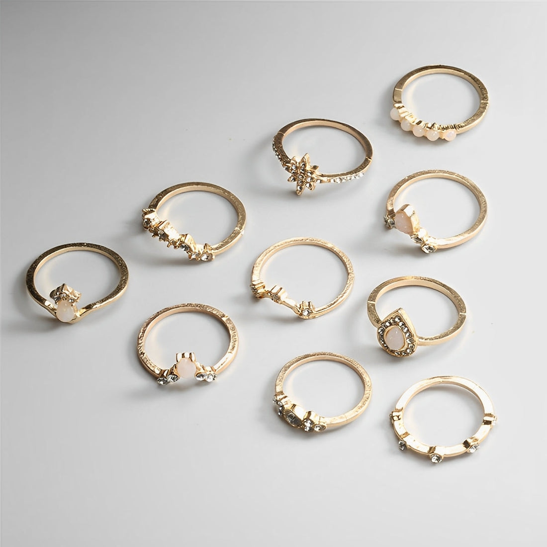 Luna – paquet premium de 8 à 12 bagues uniques