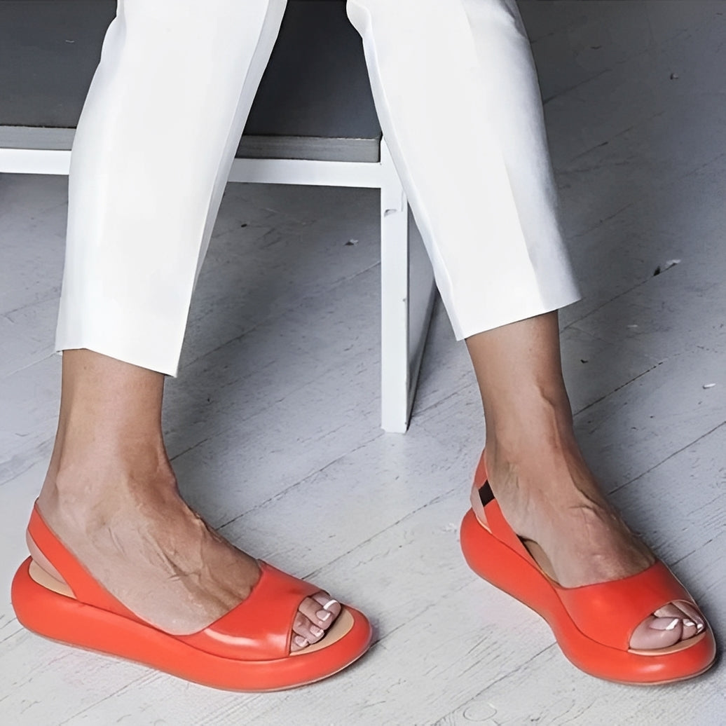 Leonie - Confortables sandales plates pour femmes