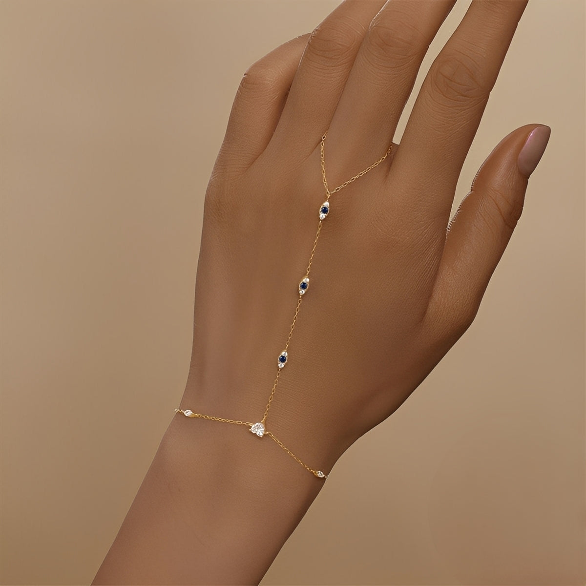 Milley – Bracelet à double chaîne en argent 925