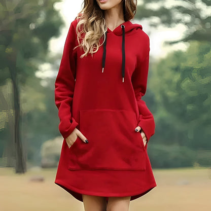 Lorraine - Robe à capuche longue pour femmes