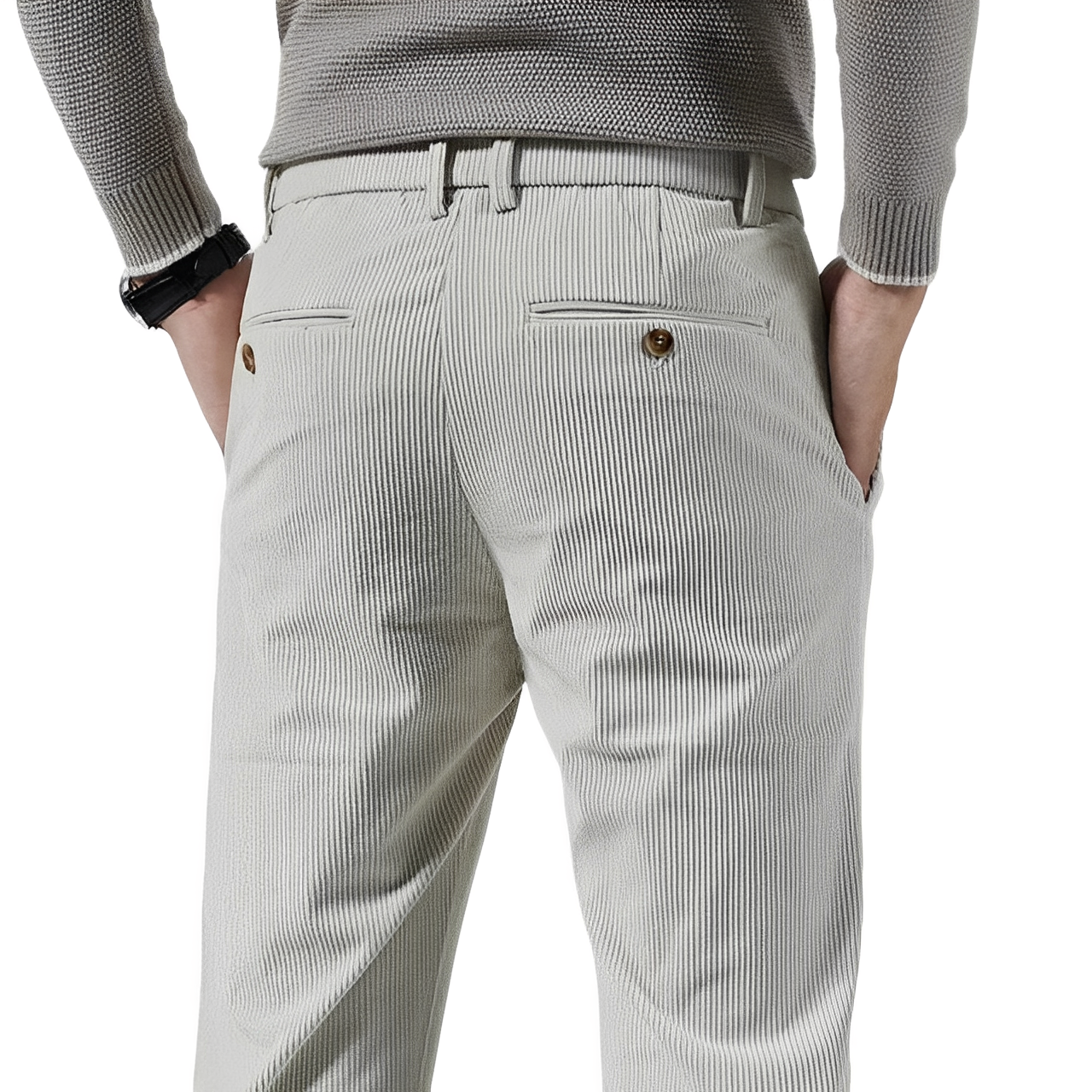 Robin - Lightweight and casual men's corduroy trousers