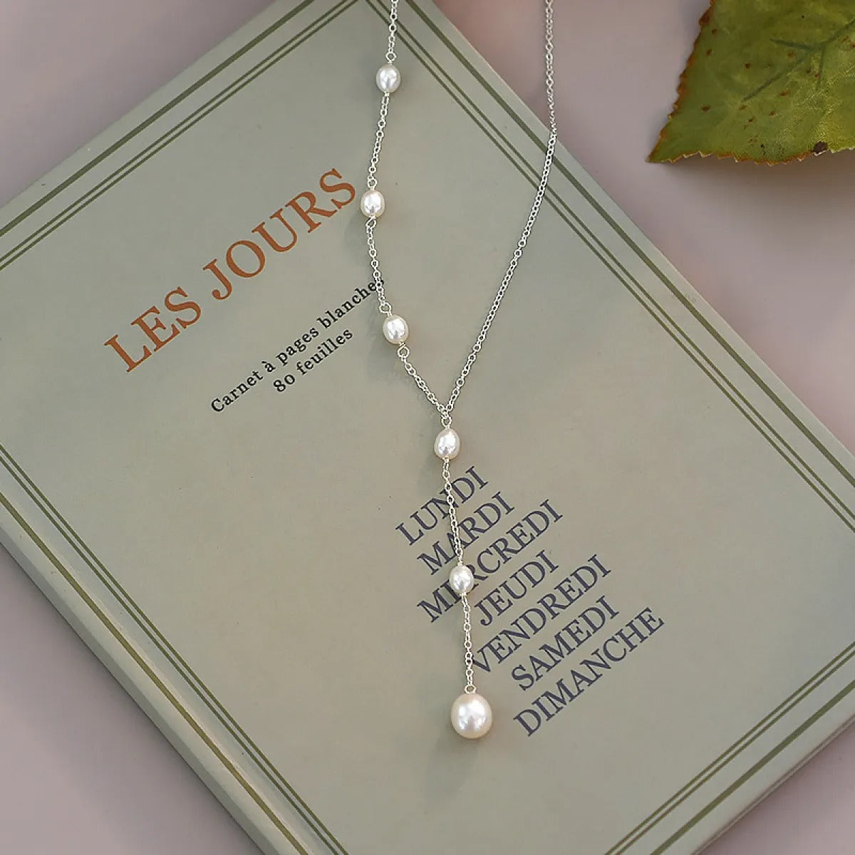 Kayla – Collier vintage avec pendentif en perles