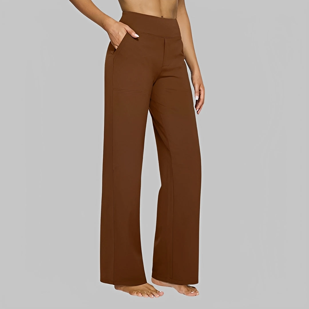 Roxanne - Pantalon Stretch Taille Haute