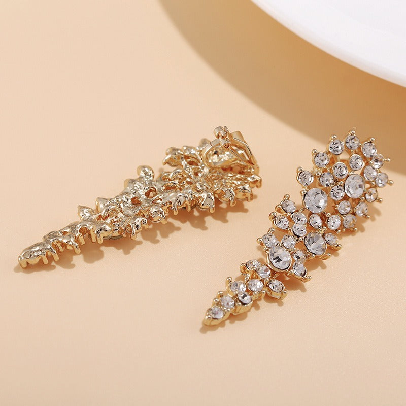 Eloise – Boucles d'oreilles clip avec strass sans perçage