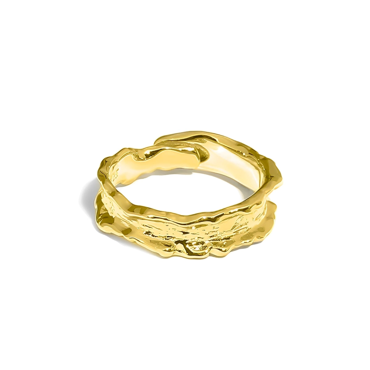 Sara – Bague en or vintage forgé