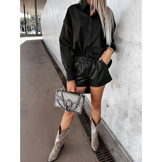 Riley – Chemise à Manches Longues Décolleté