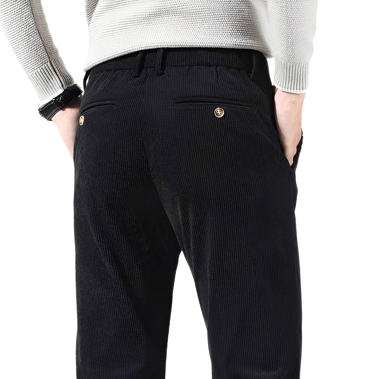 Robin - Lightweight and casual men's corduroy trousers